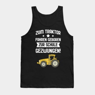 Farm Vehicle Tractors Driving Tank Top